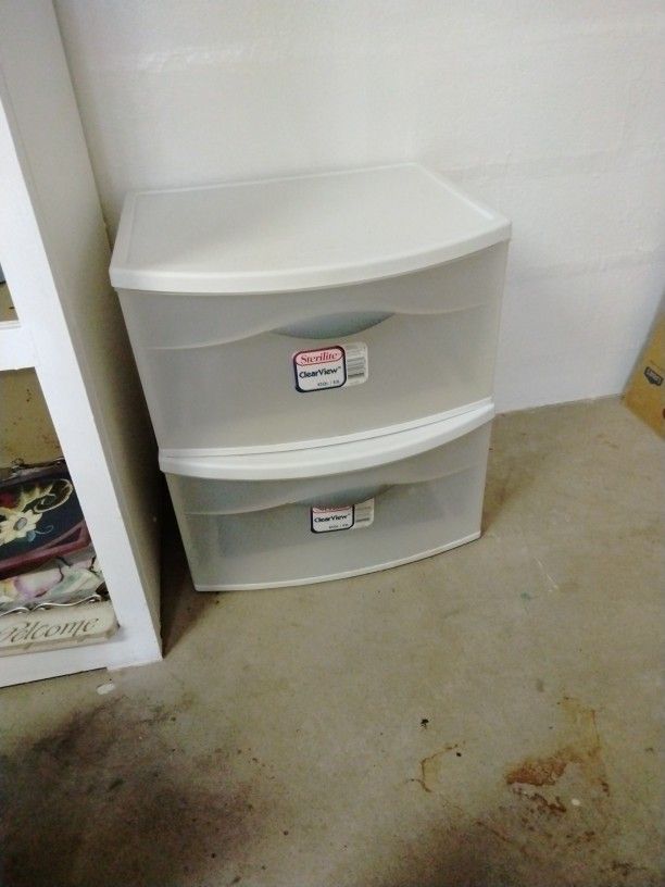 2 Drawer Storage 45 Qt Each
