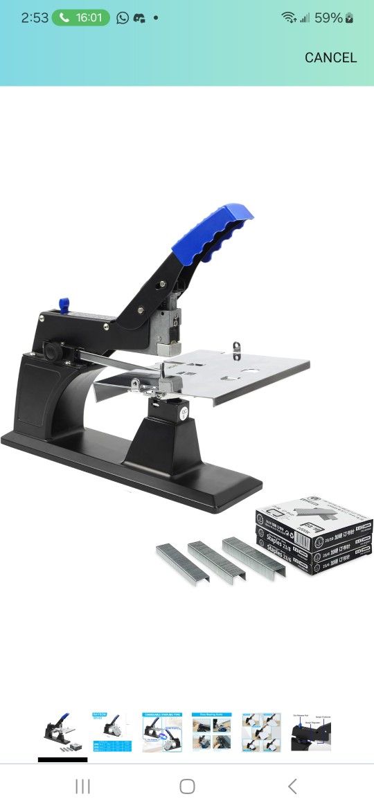 Rayson SH-03 Saddle Stapler/Heavy Duty Manual Stitch Stapler Can Saddle Stapling or Flat Stapling