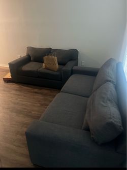 Sofa and love seat