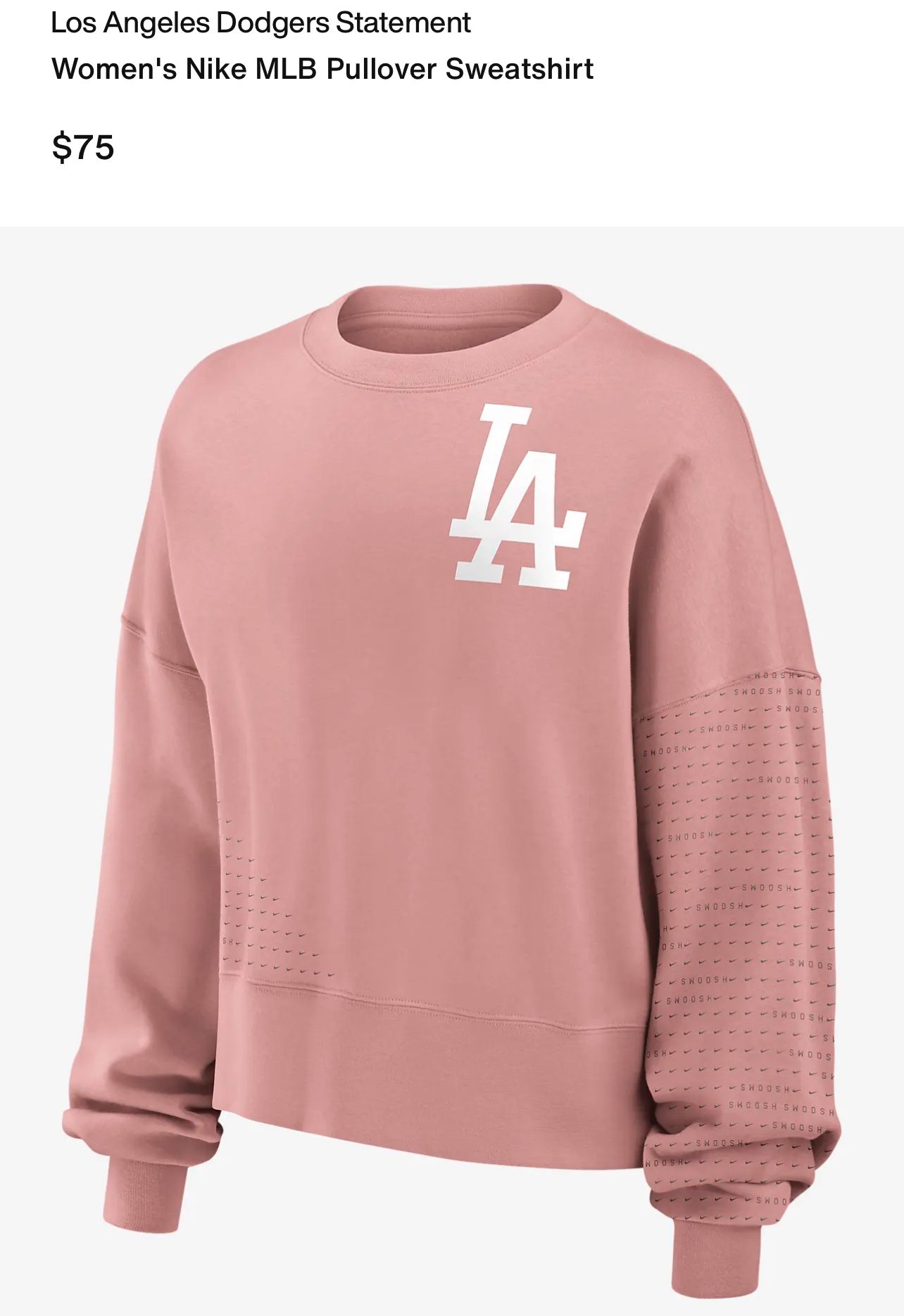 Women’s Dodgers Sweatshirt Nike XL