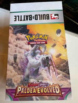 Paldea Evolved Build and Battle sealed box.