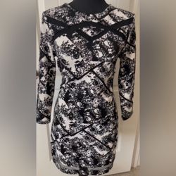 Xhilaration - Black and White Floral Dress