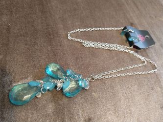 This is a Paparazzi necklace and earring set!