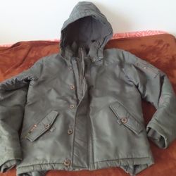 Vintage Triple 5 Soul SZ M Y2K green military syle parka