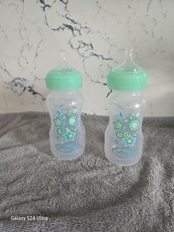 2- 9oz Wide Neck Dr. Browns Bottles 