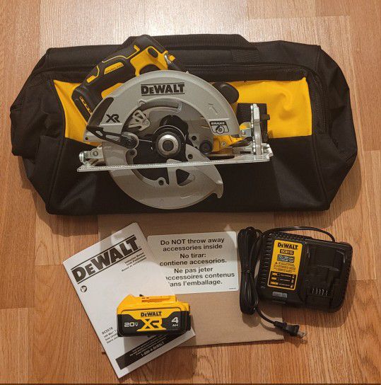 Dewalt 20v XR 7.25" Circular Saw Kit Cordless Brushless $200 Firm Pickup Only 