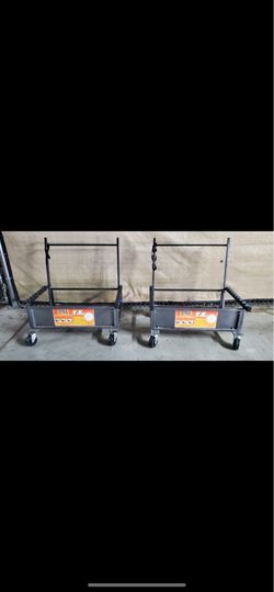 TWO TABLETOTER CARTS Transport Tables