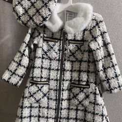 New!!! Blueberi Coat Size:5 For Girl