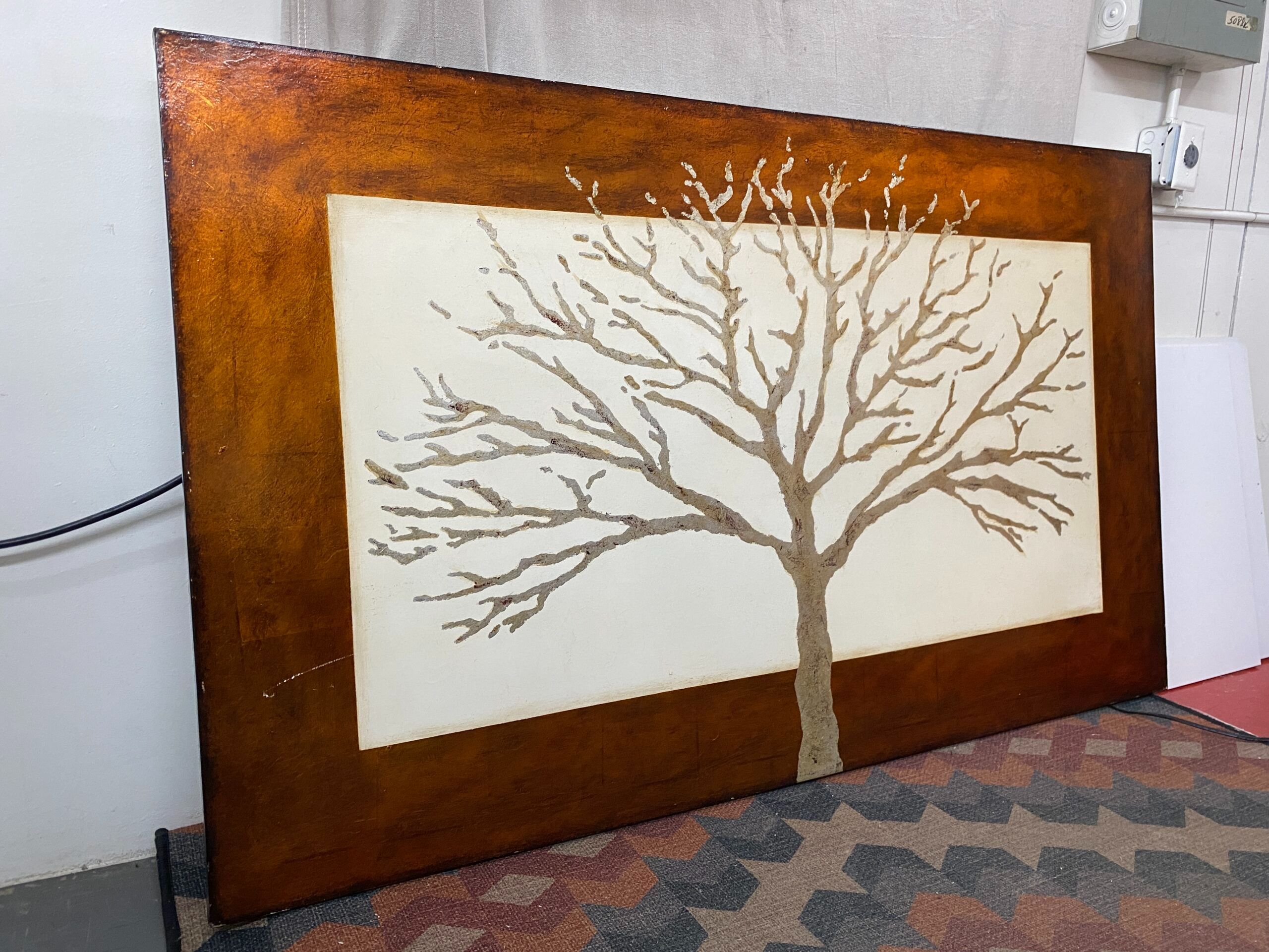 PIER 1 IMPORTS “Tree of Life” Hand Painted Canvas Art