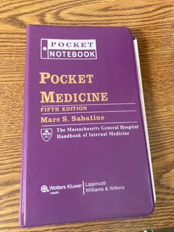 Pocket Medicine book