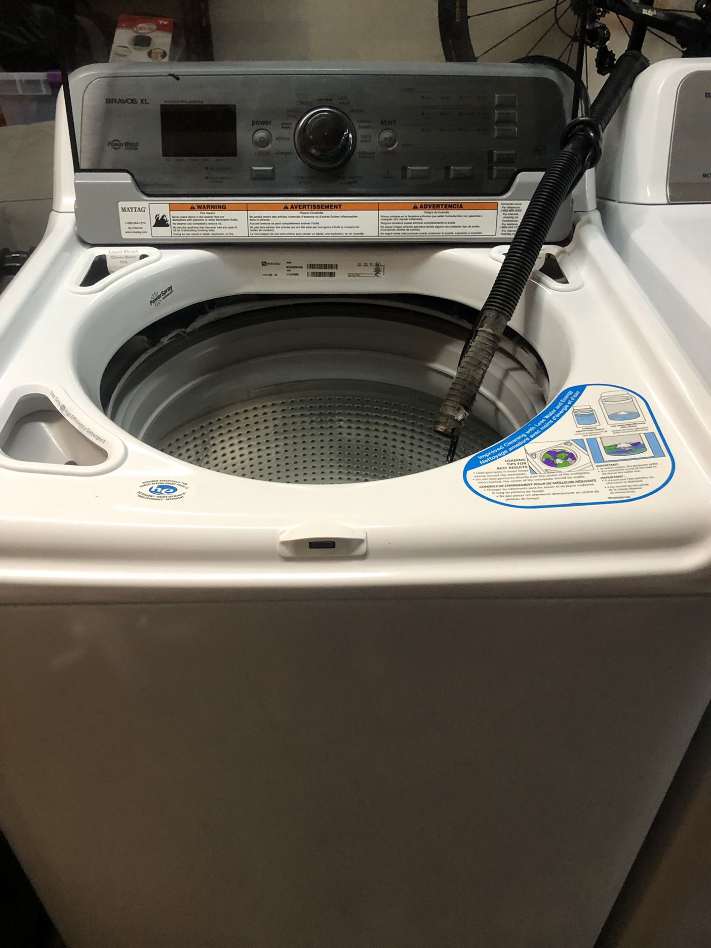 Maytag BravosXL MCT High Capacity HE Washing Machine