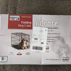 iCrate Small Dog Folding Crate