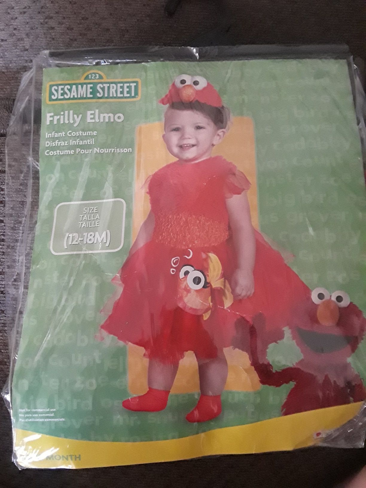 Elmo costume 12--18 months