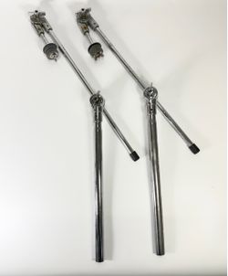 Lot of 2 Roland Boom Cymbal Arm - Chrome - 15" x 18" x 5"