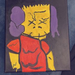 Bart Simpson Kaw Painting