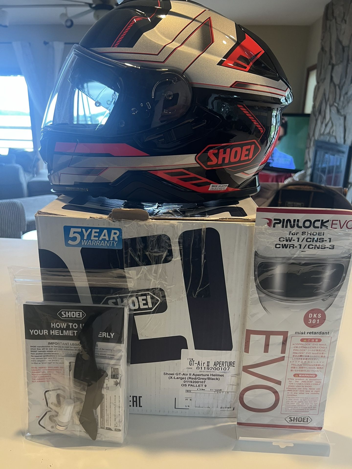 New Shoei GT-Air ll Aperture Motorcycle Helmet