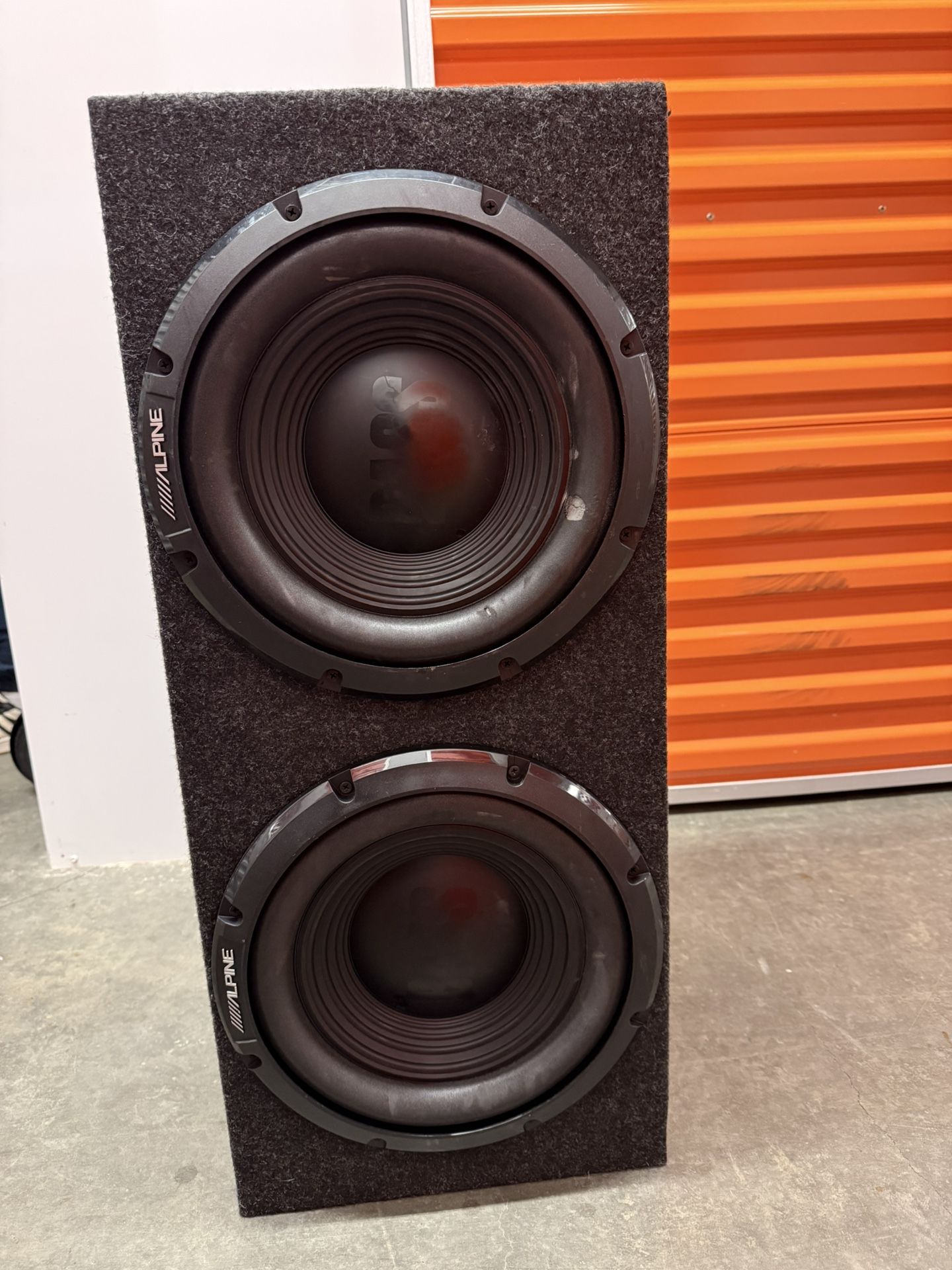 Alpine Sound System Amplifier And Box