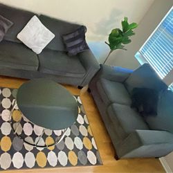 Sofa Set And Coffee Table