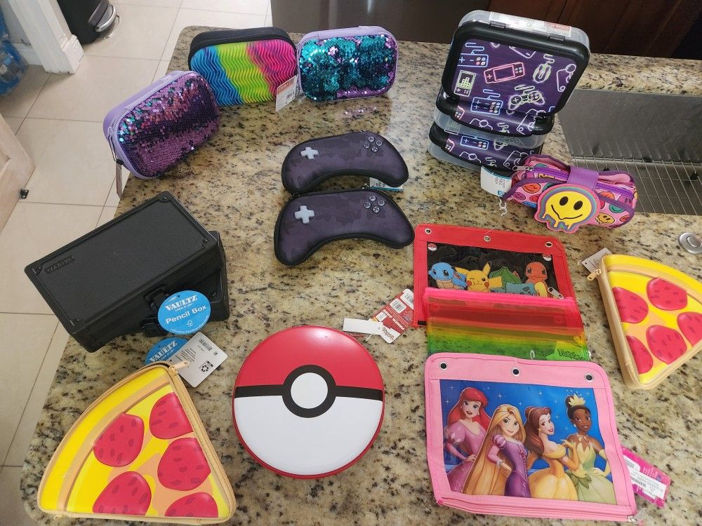 Brand New Pencil Case and Boxes