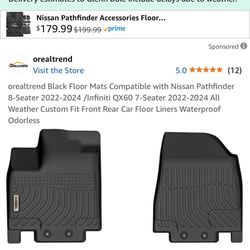2022-2024 Nissan pathfinder Floor Mats