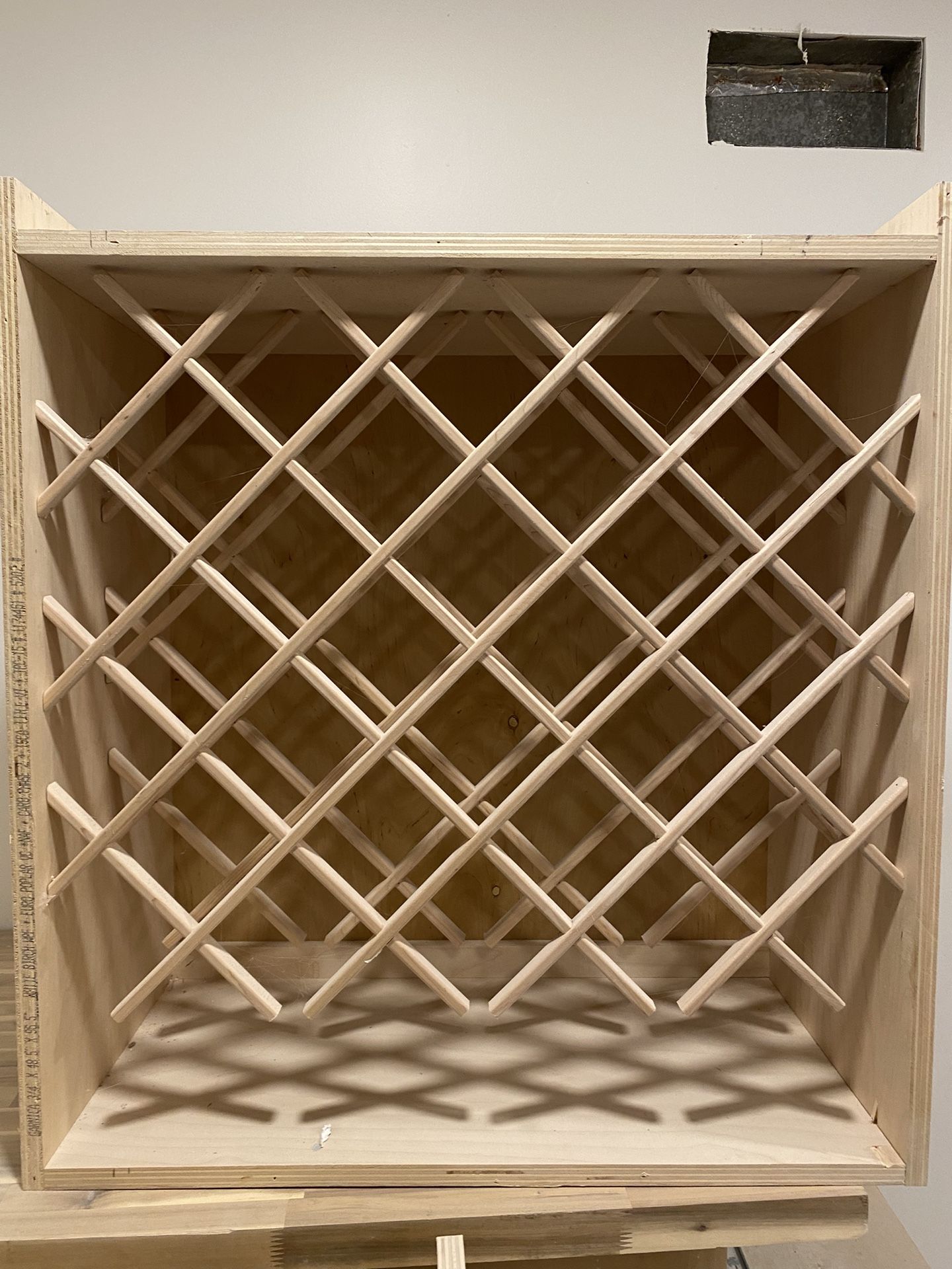 Maple Wood Beautiful Wine Shelf or Rack