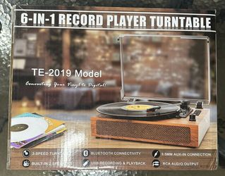 Vintage Vinyl Récord Player-new