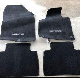 2019-2020 Hyundai Santa Fe Carpeted Floor Mats Genuine OEM S2F14-AU000-NNSS