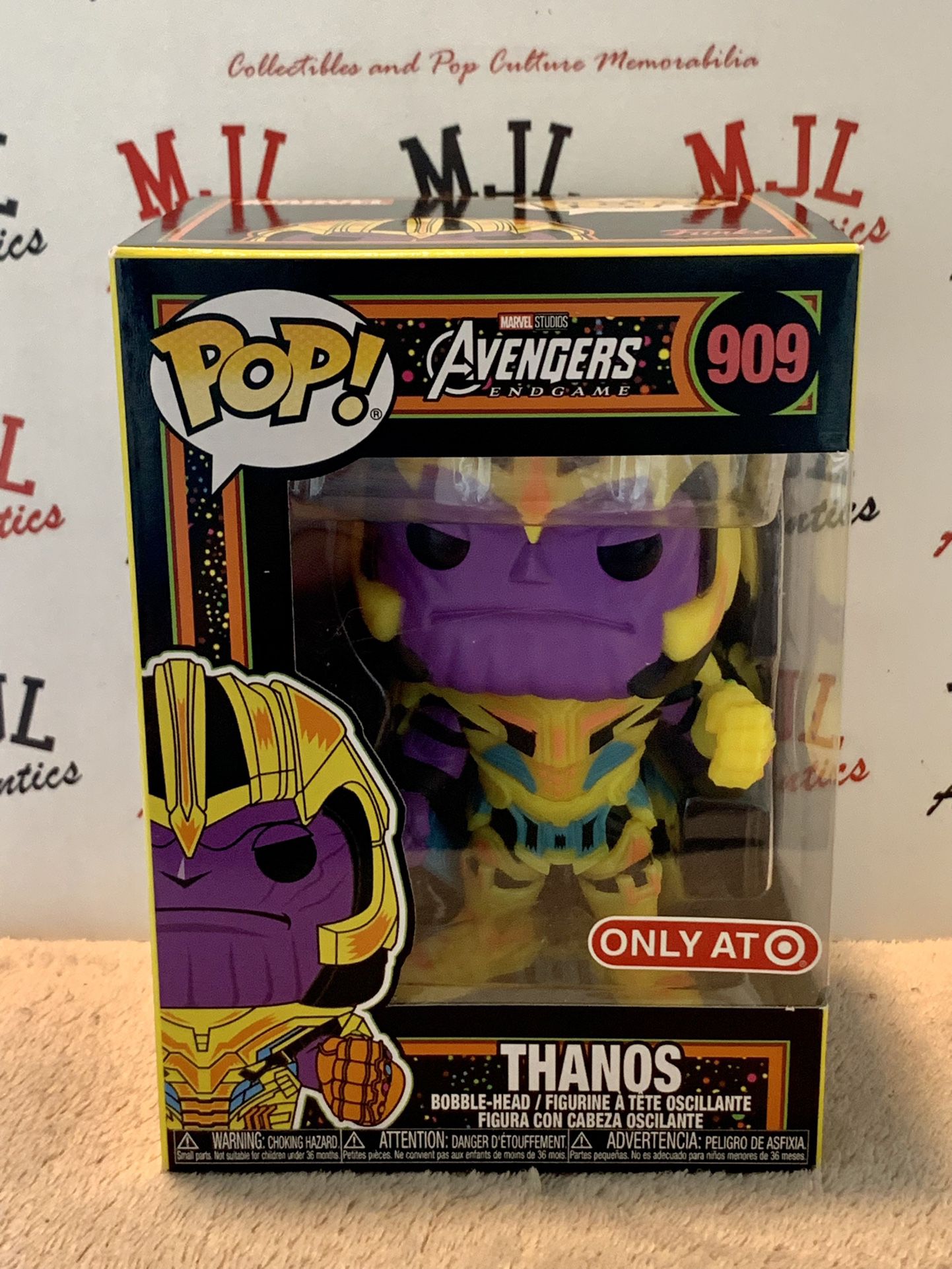 Avengers Thanos 909 BL Funko Pop Target Excl.