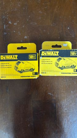 2 Brand New DeWALT batteries