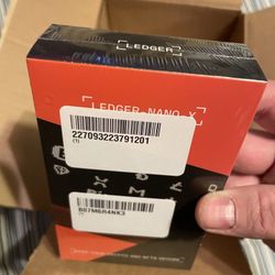 BRAND NEW LEDGER NANO X UNOPENED …!