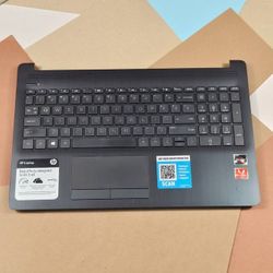 HP 15-db0051od Palm Rest Touchpad Keyboard Top 18WW1W4T601
