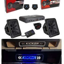 CHEVY SILVERADO GMC SIERRA 2019-2025 Full Bass And Voice Package Kicker Audio Installed