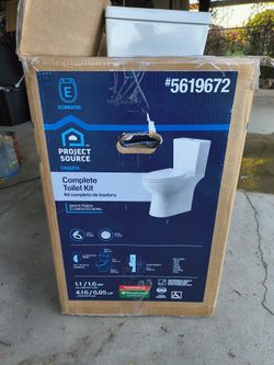 Elongated Toilet Project Source Brand