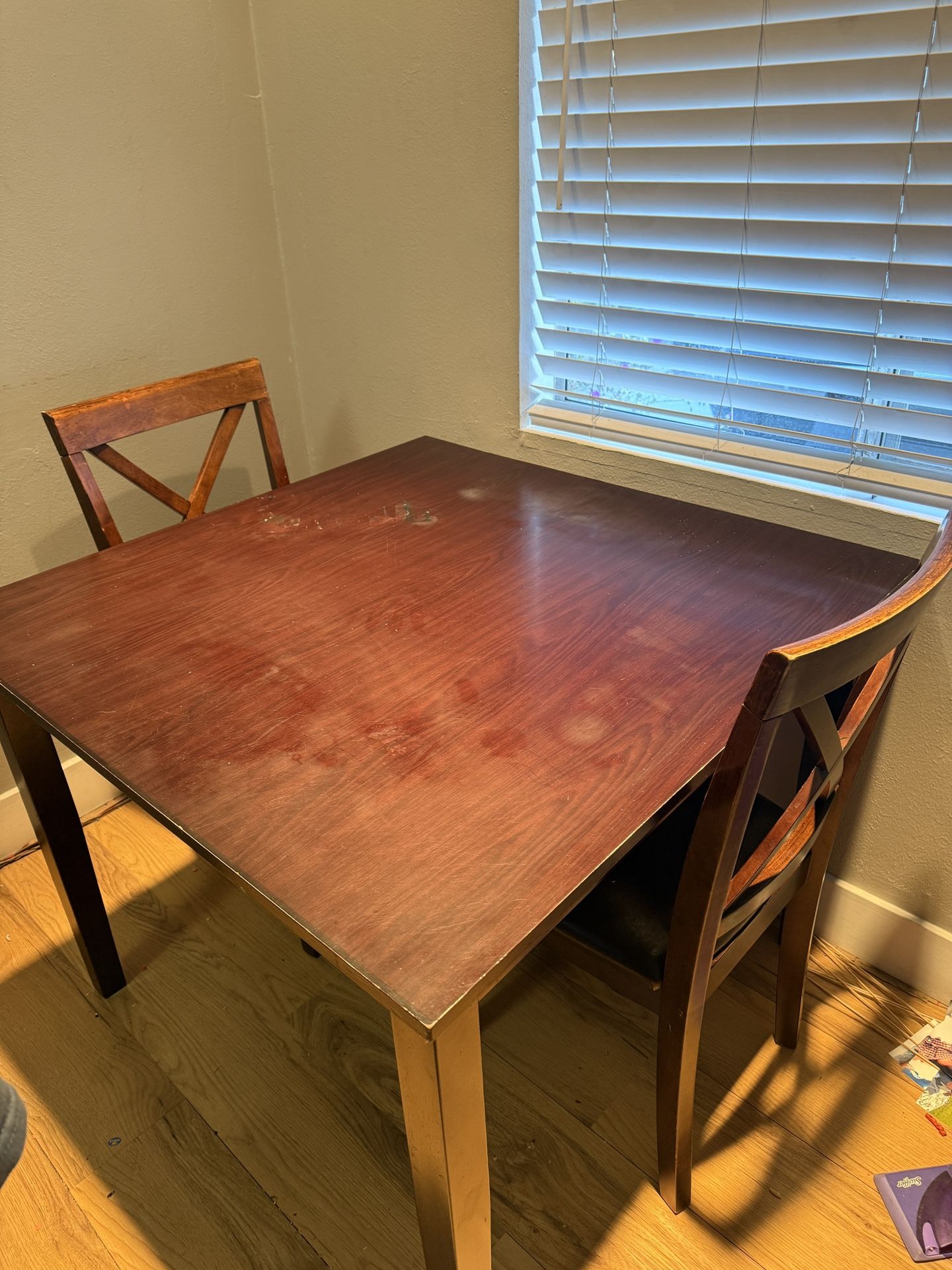 Dining Table Square Dark wood