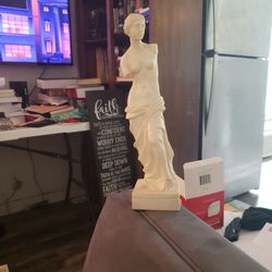 vintage female statue