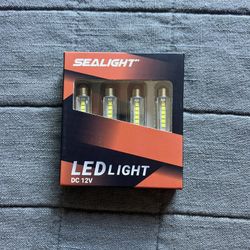 SEALIGHT® XL02 41M LED License Plate/Dome/Map/Trunk Light Bulbs 5W 600LM 6500K White 4Pcs 
