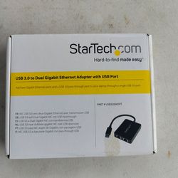 StarTech USB 3.0 to Dual Port Gigabit Ethernet Adapter