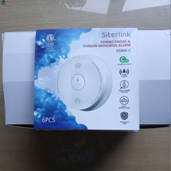 New Siterlink Combo Smoke & Carbon Monoxide Alarms - 6 Pack