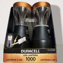 Duracell 1000 Lumen Latern 2in A Pack Camping Fishing Emergency 
