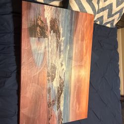 Sunset Ocean Art Piece