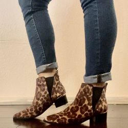 Nine West  Animal Print Ankle Boots