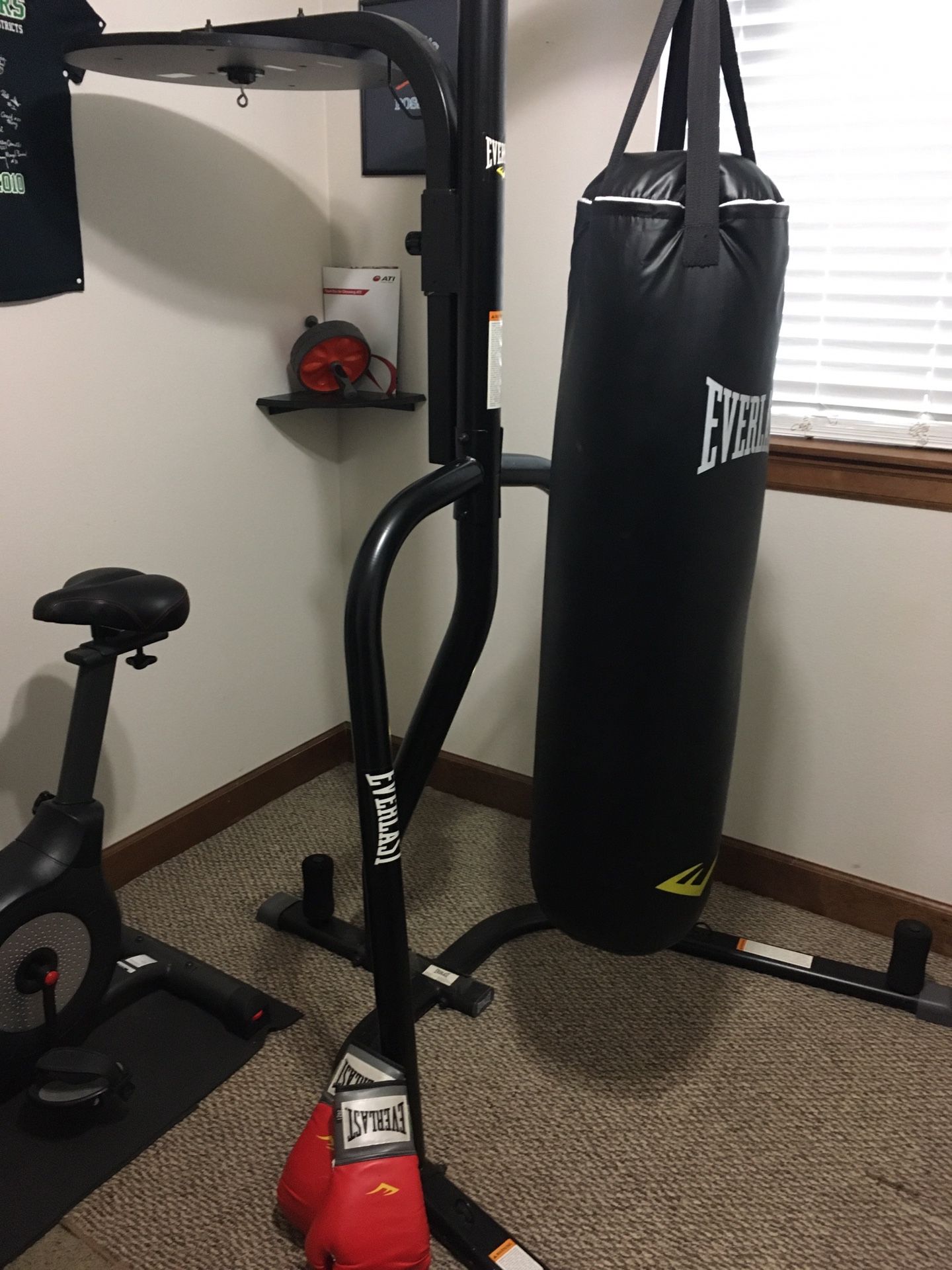Sale Pending: Everlast Powercore 100lbs Speed/Punch Bag/Stand