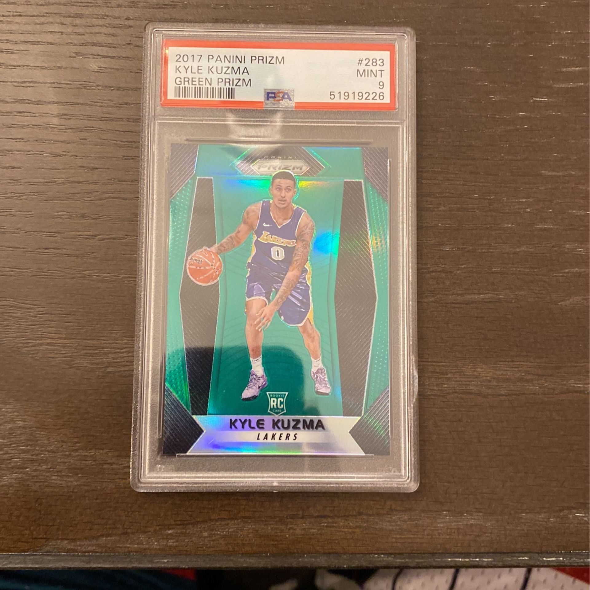 Kyle Kuzma Psa 9 Lakers Rookie Card