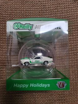 M2 machines oreilly exclusive christmas ornaments 1970 Ford Mustang Boss 302