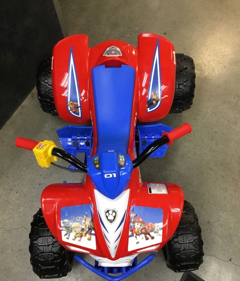 Paw patrol power wheels kawasaki discount