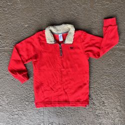 Like new Carter’s sherpa lined sweater, size 7