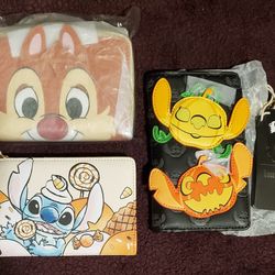 New Disney Loungefly Wallets Stitch 