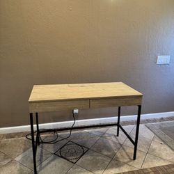 42” Desk with Drawers and Charging station