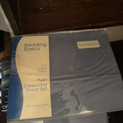 blue twin extra long sheets