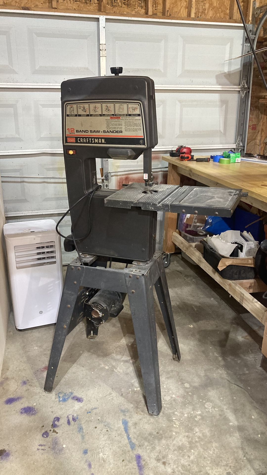 Craftsman 12” Bandsaw - Newly tuned, new blades